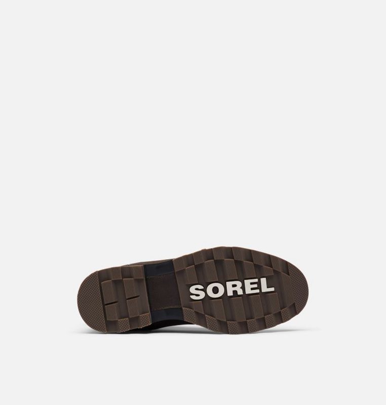 Sorel Erkek Madson™ Ii Chelsea - Kısa Bot Siyah Kahverengi - 968-PXGFZM